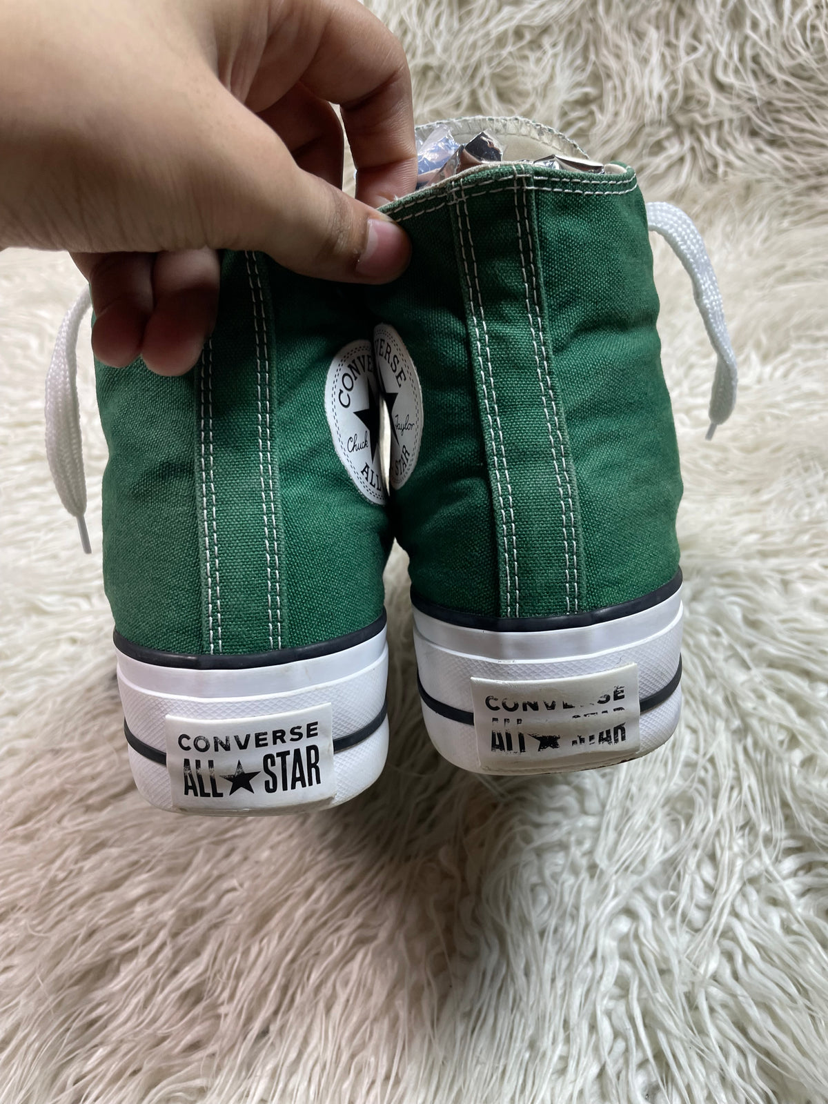 Chuck Taylor | Green & White | High top | Hi Sole