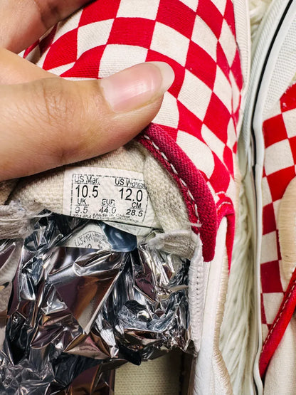 Vans | Slippers | Checkers Red