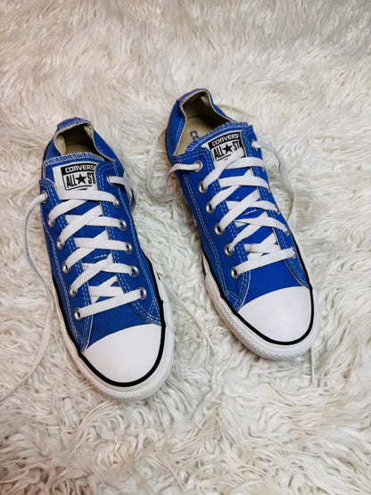 Converse All Star Blue Lo Top 💫