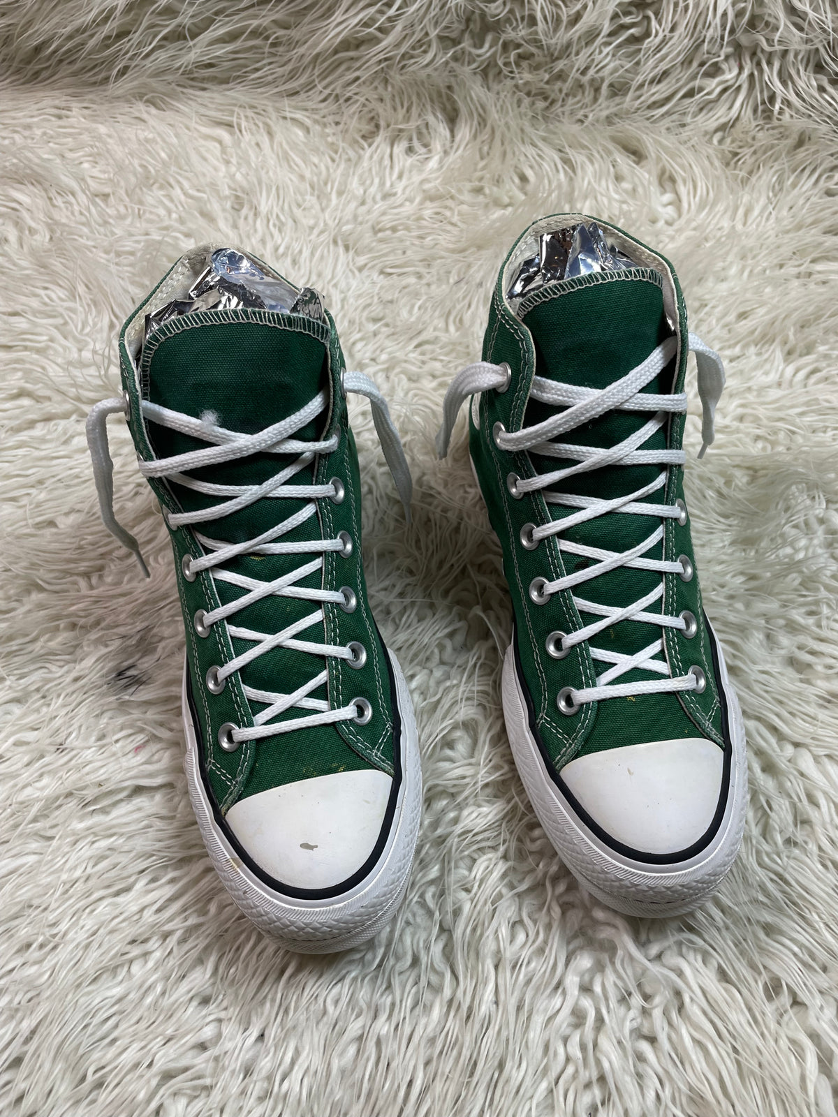 Chuck Taylor | Green & White | High top | Hi Sole