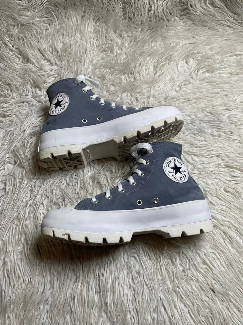 Chuck Taylor | Light Blue & White | High Heels Hiking | Converse