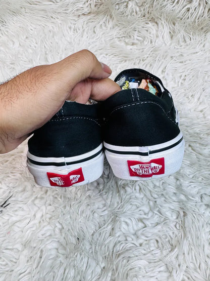 Vans | Black & White | Slip Ons