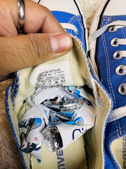 Converse All Star Blue Lo Top 💫