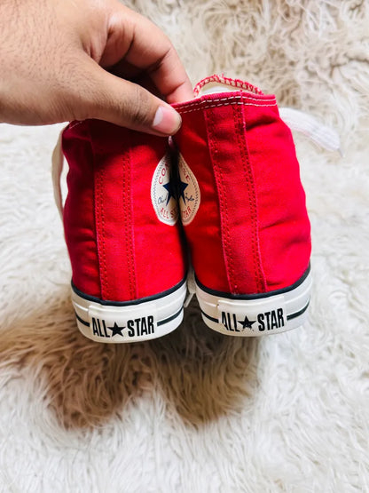 Chuck Taylor | Red & White | High top| Converse