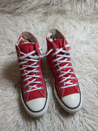Chuck Taylor | Red & White | High top| Converse