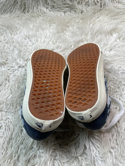 Vans | Blue & White | Lo Top | checkrs | Old Skool