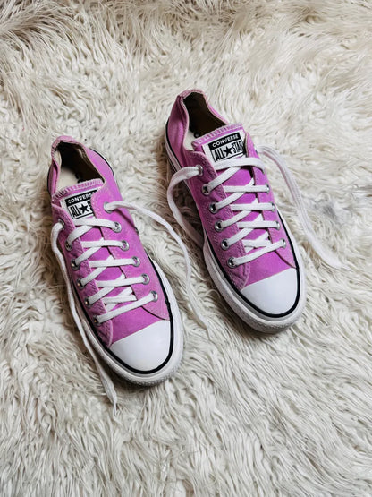 Chuck Taylor | Pink & White | High Heels | Converse