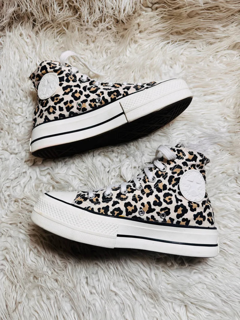 Chuck Taylor | Leopard print  | High Heels | Converse