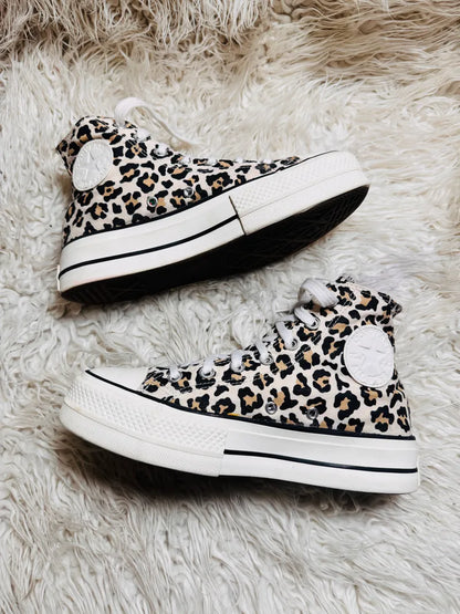 Chuck Taylor | Leopard print  | High Heels | Converse