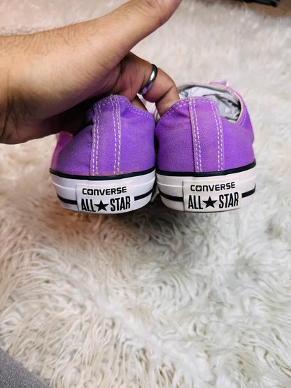 Converse All Star Purple Lo Top