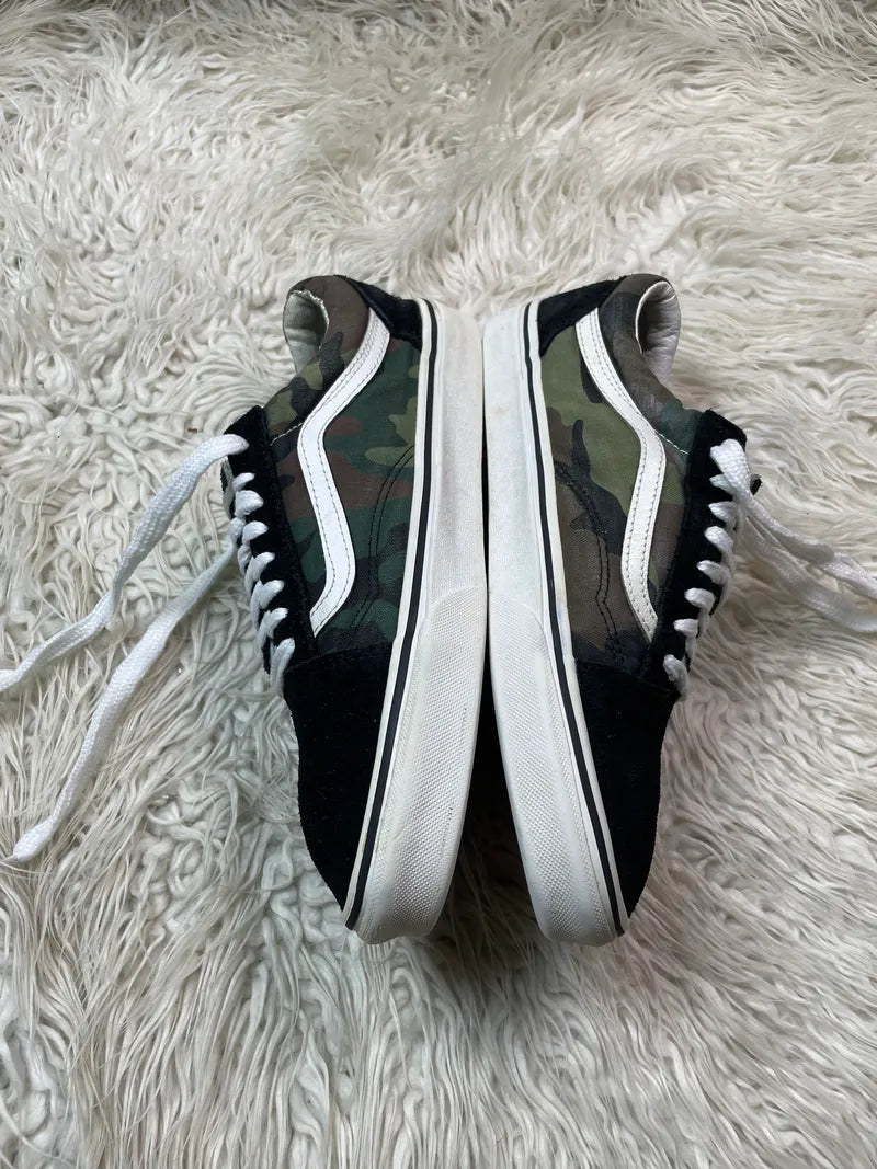 Vans | Black & White Army style | Lo Top | Old Skool