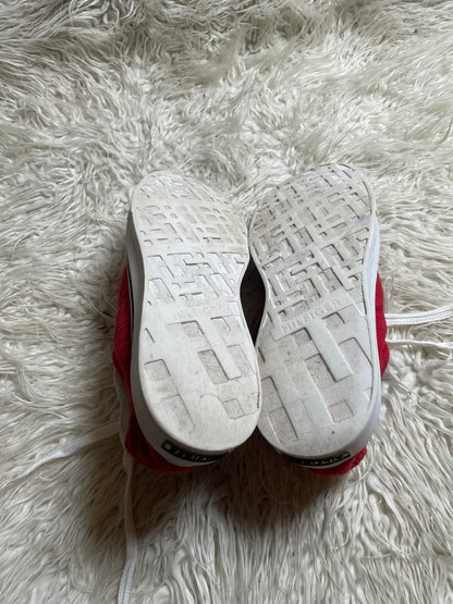 Tommy Hilfiger Red Knit Sneakers