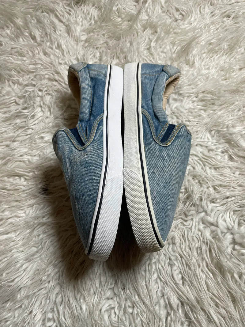 Levi's blue denim slip-on casual shoes