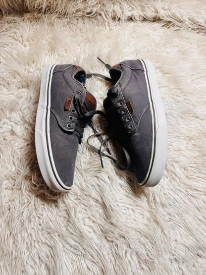 Vans | Grey & White | At Wood