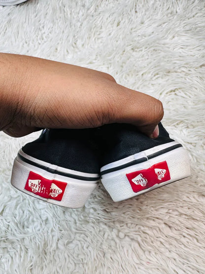 Vans Slip Ons Black & White
