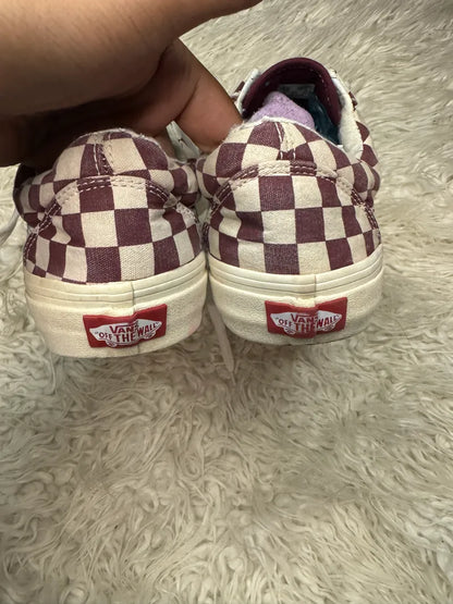 Vans Old Skool Checkers Maroon ♥️