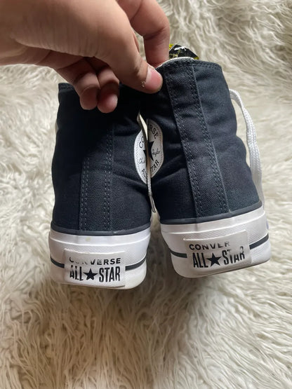 Chuck Taylor | Black & White | High top| Converse | Platforms