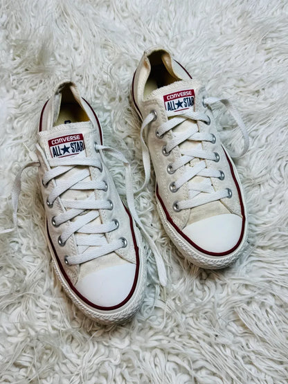 Converse | White & Red | Low Top