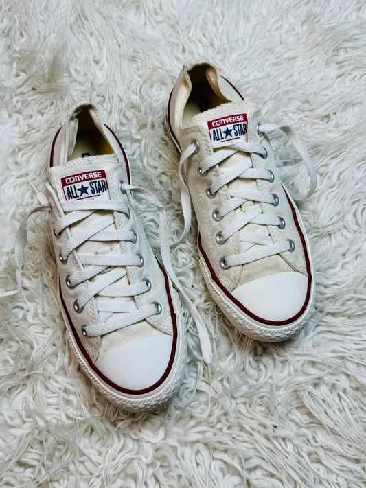 Converse | White & Red | Low Top