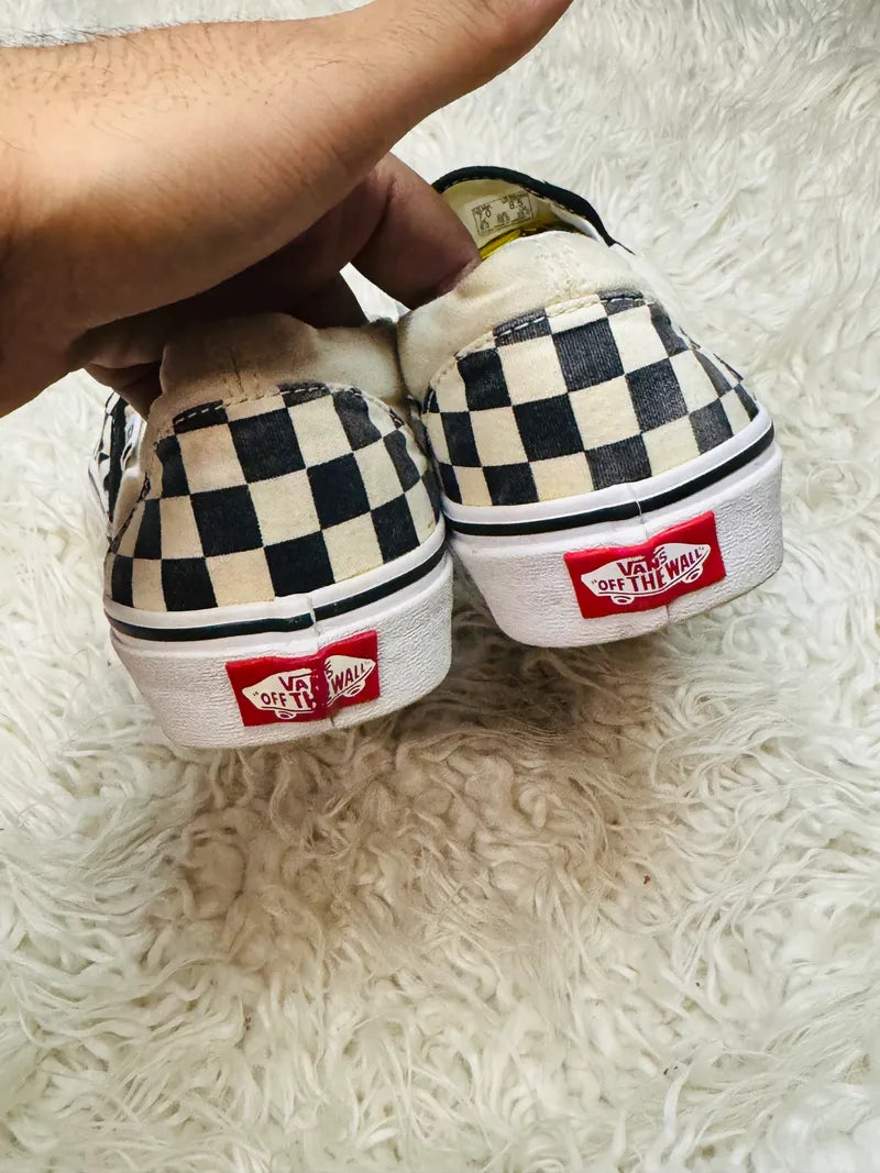 Vans | Slippers | Black & Whiter Checkers
