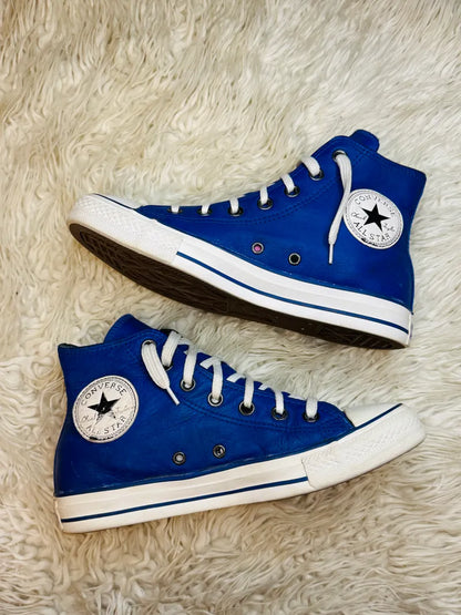 All Star Chuck Taylor Blue Leather