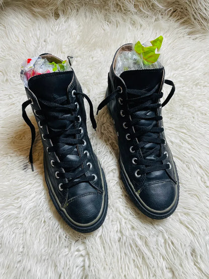 Chuck Taylor | Black | Leather | High top| Converse