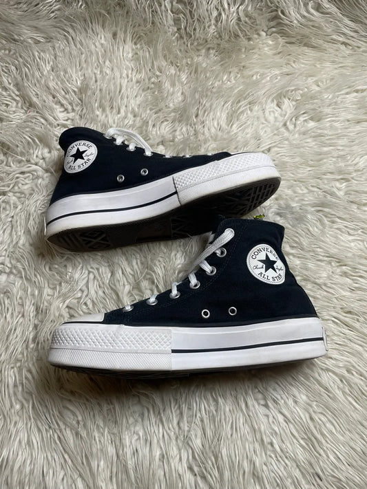 Chuck Taylor | Black & White | High top| Converse | Platforms