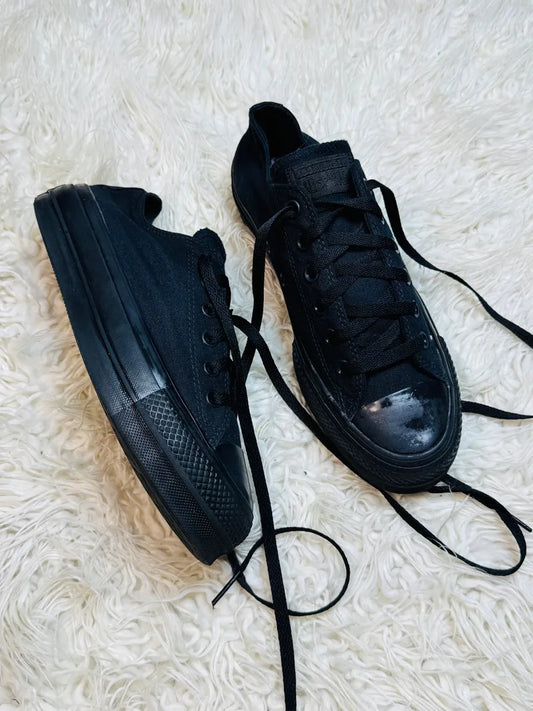 Converse Black High Heels