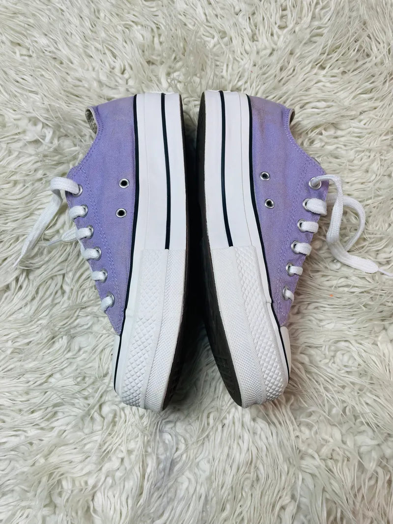 Chuck Taylor | Purple & White | Low top | Hi Sole