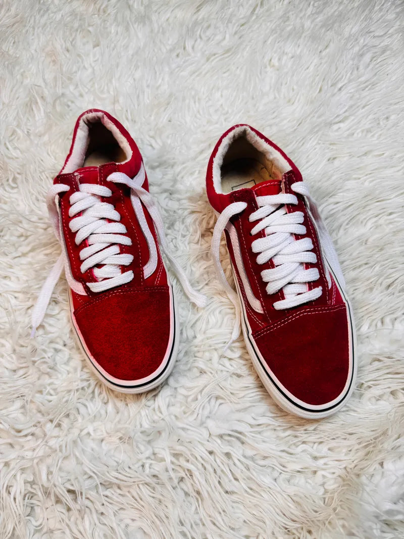 Vans Old Skool Red Lo Top