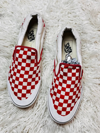 Vans | Slippers | Checkers Red
