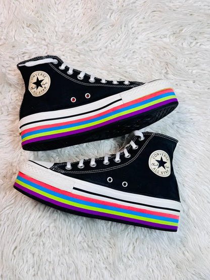 Chuck Taylor | High Heel | Multi Soles | Black & White | Converse