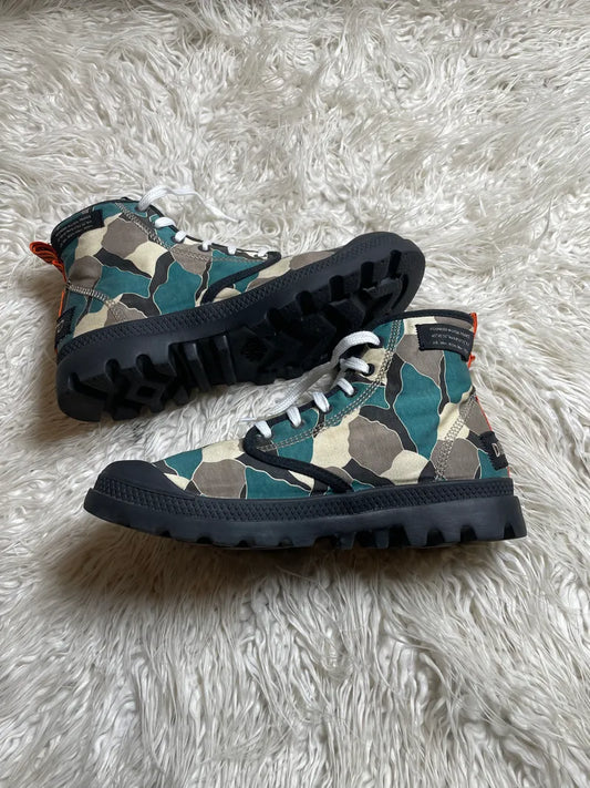 Palladium Pampa Lite Overlab C | Teal/Camouflage