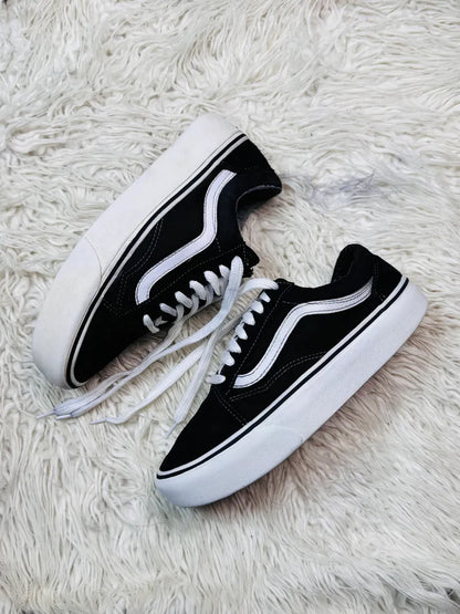 Vans | High Heels | Black & White | Old Skool