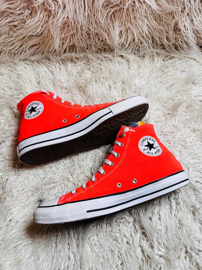 Chuck Taylor | Orange & White | High top| Converse