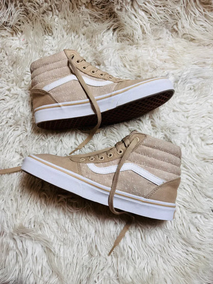 Vans | Brown & White | Hi Top | Old Skool