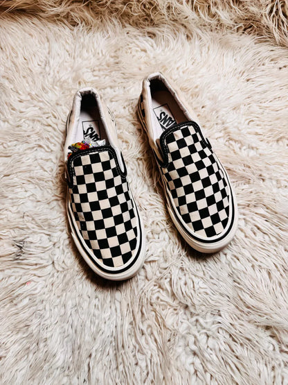 Vans Check Board 🤍 🩶 Vans | Slip Ons