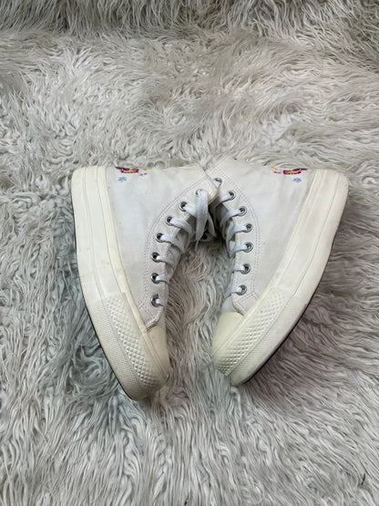 Chuck Taylor | White | High top | Hi Sole Floral Edition