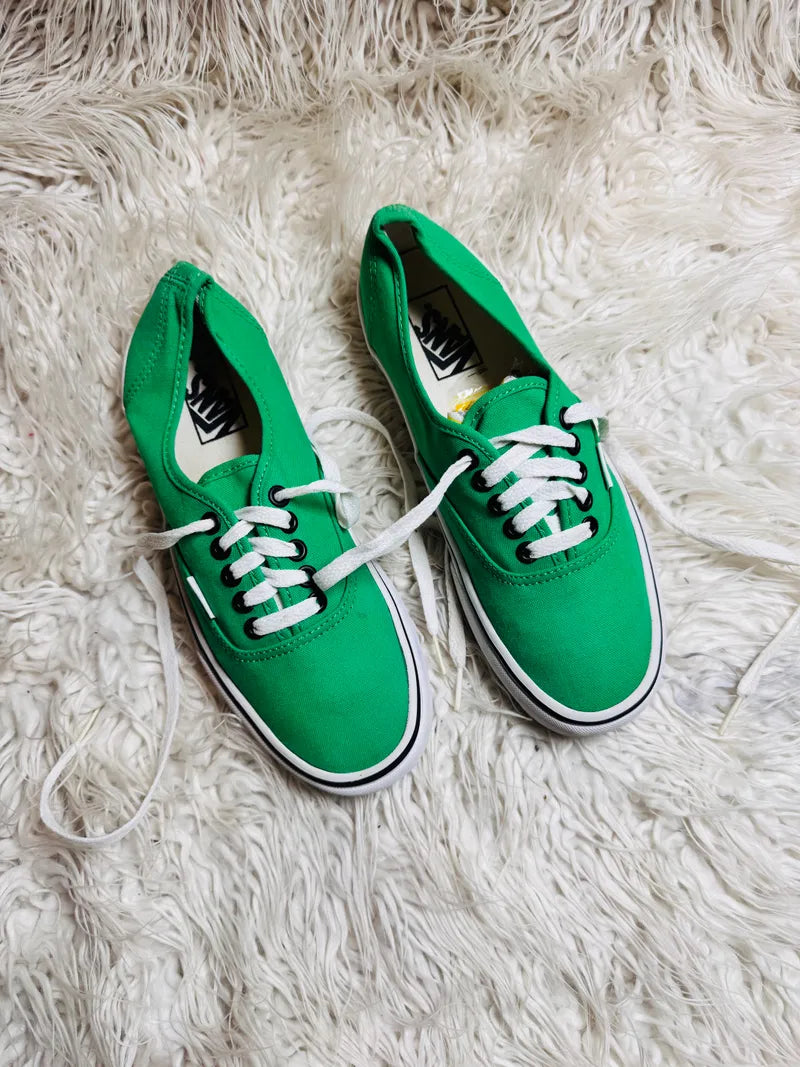 Vans Authentic | Green & White | Lo Top