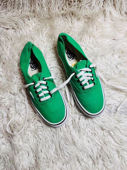 Vans Authentic | Green & White | Lo Top