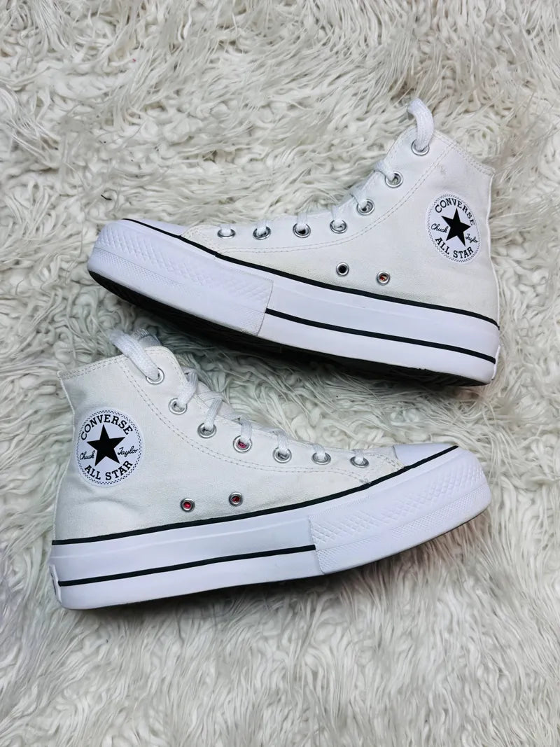 Chuck Taylor | White | High Heels | Converse
