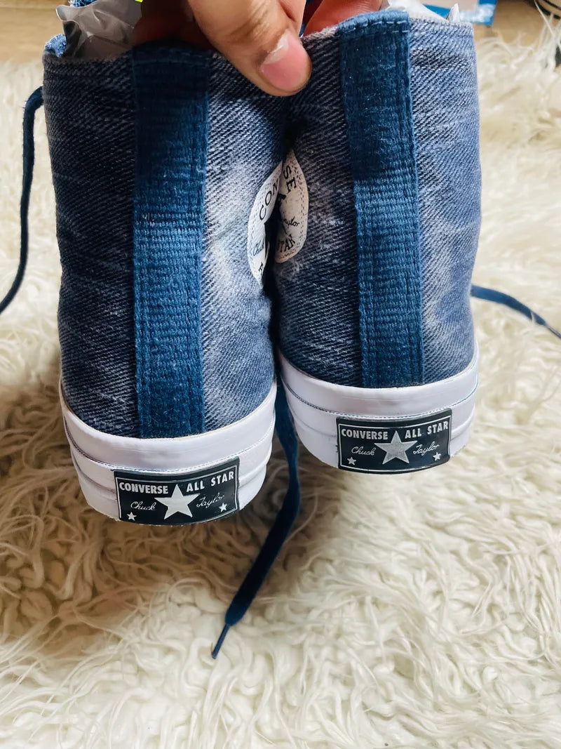 Chuck Taylor | Denim Blue & White | High top| Converse