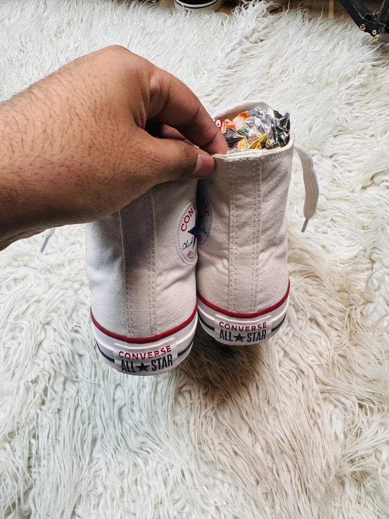 Chuck Taylor | White Red Blue strips | Hi Top | Converse