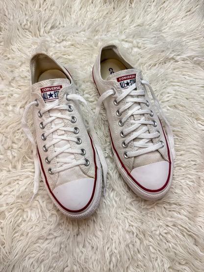 Converse All Star Lo White red strip ❤️🤍💙