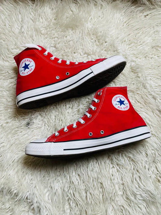 Chuck Taylor | Red & White | High top| Converse