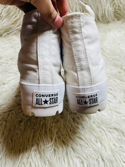 Chuck Taylor | White | High top| Converse | Platforms