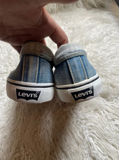Levi's blue denim slip-on casual shoes