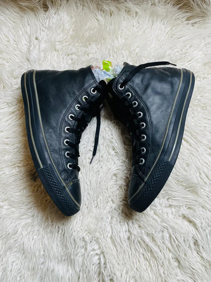 Chuck Taylor | Black | Leather | High top| Converse
