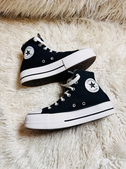 Chuck Taylor |  Black & White | High Heels | Converse