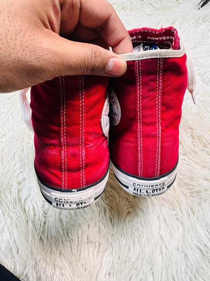 Chuck Taylor Converse All Star High top Red & White